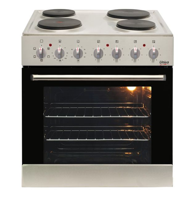 Univa Under Counter Oven & Solid Plate Hob - U336SS - Stainless Steel